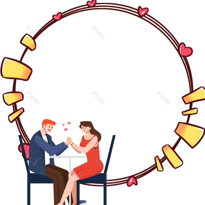 边框图片,元素元素,520PNG,浪漫免抠素材